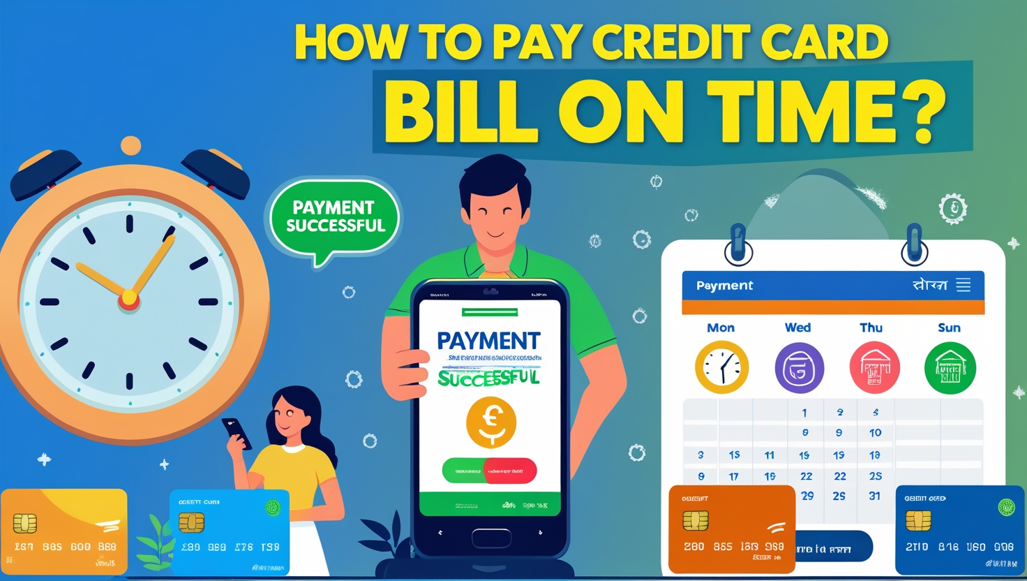 Credit Card ka Bill Time Par Kaise Bharein