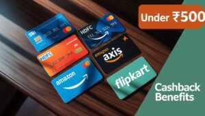 Cashback Credit Cards under ₹500 fees